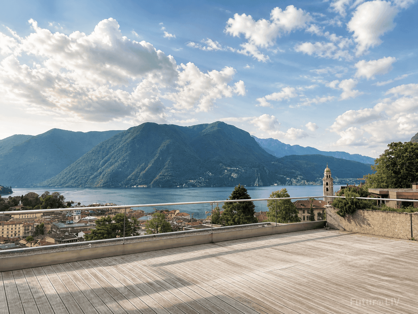 Attico con ampia terrazza panoramica - Immagine 1